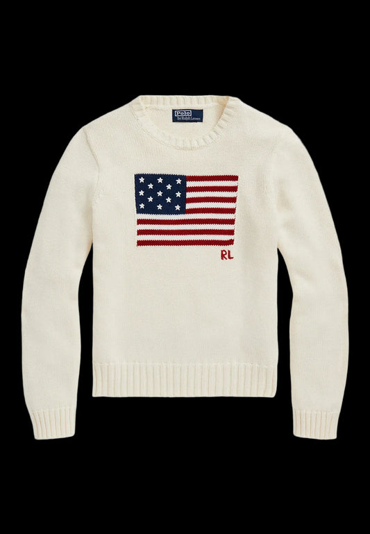 RALPH LAUREN FLAG SWEATER